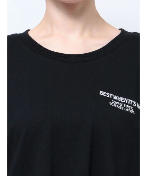 GYDA（ジェイダ）の「【WEB限定！！】DEGUST LOOSEロンT（Tシャツ/カットソー・レディース・ブラック/グレー/オフホワイト・FREE）」の11枚目の写真