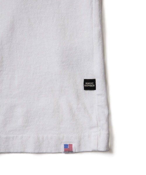 MAGIC NUMBER（マジック ナンバー）の「【MAGIC NUMBER】MAGIC NUMBER×BEDWIN & THE HEARTBREAKERS NESM ORIENTAL BUBBLE FONT S/S T-SHIRT（Tシャツ/カットソー・メンズ・ホワイト/パープル・MEDIUM/LARGE/X-LARGE）」の8枚目の写真