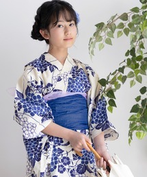 UNCOCON（アンココン）の「１度結ぶだけで着られる 浴衣 帯 2点セット キッズ ガールズ　兵児帯（浴衣）」