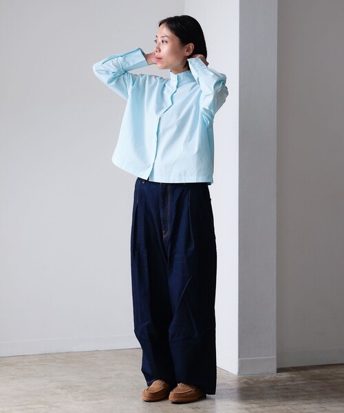 SETTO（セット）の「SETTO / NAJA PANTS（デニムパンツ・レディース・インディゴブルー・SMALL）」の16枚目の写真