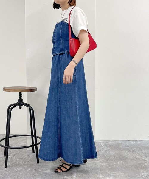 fredy emue（フレディエミュ）の「デニム/ミリタリービスチェ（シャツ/ブラウス・レディース・カーキ/サックスブルー/ブルー・38）」の5枚目の写真