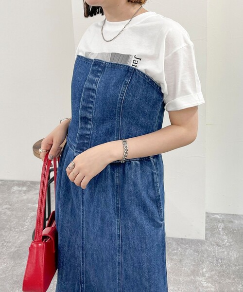 fredy emue（フレディエミュ）の「デニム/ミリタリービスチェ（シャツ/ブラウス・レディース・カーキ/サックスブルー/ブルー・38）」の10枚目の写真