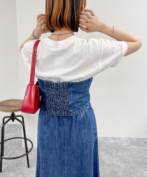 fredy emue（フレディエミュ）の「デニム/ミリタリービスチェ（シャツ/ブラウス・レディース・カーキ/サックスブルー/ブルー・38）」の12枚目の写真