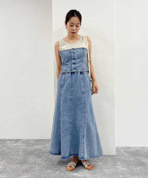 fredy emue（フレディエミュ）の「デニム/ミリタリービスチェ（シャツ/ブラウス・レディース・カーキ/サックスブルー/ブルー・38）」の16枚目の写真