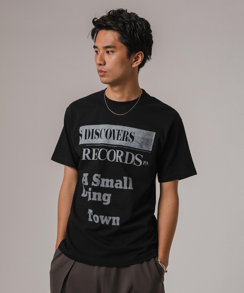 EDIFICE（エディフィス）の「TEXTILE PAINT (テキスタイルペイント)  クルーネック Tシャツ（Tシャツ/カットソー・メンズ・ホワイト×ホワイト/ブラック×ブラック/ホワイト系その他/ブラック系その他/ブラックミックス/ブラック/ホワイト/ライトホワイト・LARGE/X-LARGE/MEDIUM）」の11枚目の写真