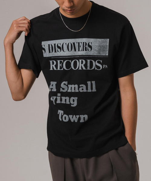 EDIFICE（エディフィス）の「TEXTILE PAINT (テキスタイルペイント)  クルーネック Tシャツ（Tシャツ/カットソー・メンズ・ホワイト×ホワイト/ブラック×ブラック/ホワイト系その他/ブラック系その他/ブラックミックス/ブラック/ホワイト/ライトホワイト・LARGE/X-LARGE/MEDIUM）」の13枚目の写真