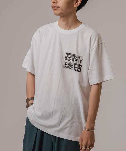 EDIFICE（エディフィス）の「TEXTILE PAINT (テキスタイルペイント)  クルーネック Tシャツ（Tシャツ/カットソー・メンズ・ホワイト×ホワイト/ブラック×ブラック/ホワイト系その他/ブラック系その他/ブラックミックス/ブラック/ホワイト/ライトホワイト・LARGE/X-LARGE/MEDIUM）」の17枚目の写真