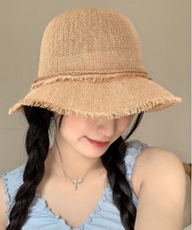 AMELY（エミリー）の「フリンジサマーニットハット（ハット）」