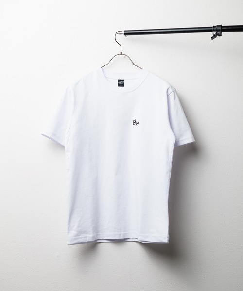 B.I.D.(ビーアイディー)の「《ミドルウェイト》刺繍ショートスリーブ コットンTシャツ(Tシャツ/カットソー・レディース・ブラック/ホワイト/セージグリーン・LARGE/MEDIUM)」の2枚目の写真