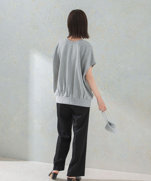 CHIGNON（シニヨン）の「『別注』CHIGNON×ROSSO　フレンチスエット（Tシャツ/カットソー・レディース・グレー/ホワイト・FREE）」の8枚目の写真