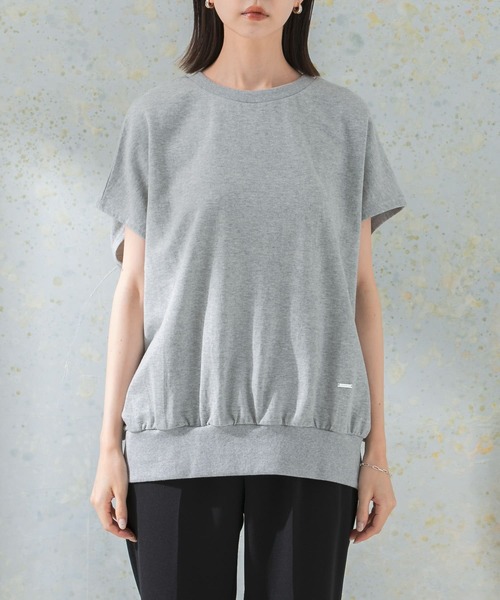 CHIGNON（シニヨン）の「『別注』CHIGNON×ROSSO　フレンチスエット（Tシャツ/カットソー・レディース・グレー/ホワイト・FREE）」の4枚目の写真