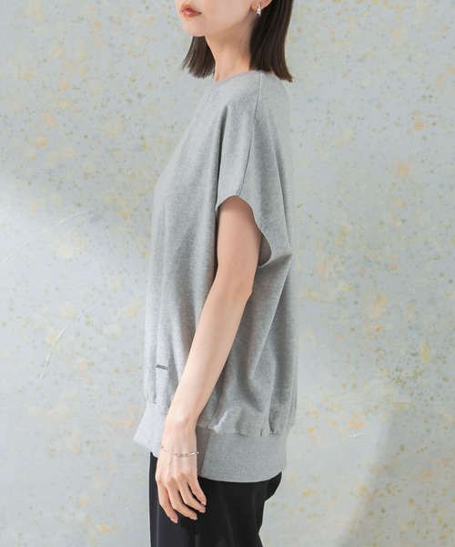 CHIGNON（シニヨン）の「『別注』CHIGNON×ROSSO　フレンチスエット（Tシャツ/カットソー・レディース・グレー/ホワイト・FREE）」の10枚目の写真