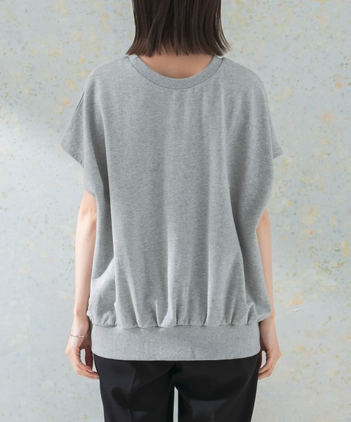 CHIGNON（シニヨン）の「『別注』CHIGNON×ROSSO　フレンチスエット（Tシャツ/カットソー・レディース・グレー/ホワイト・FREE）」の9枚目の写真