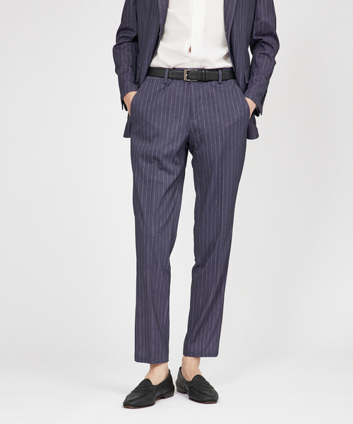 DESIGNWORKS(デザインワークス)の「【セットアップ対応】メッシュパンツ(スラックス・メンズ・ブルー系その他/ダークネイビー/ベージュ・46/48/50/44)」の3枚目の写真