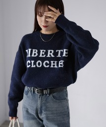 Riberry | ロゴジャガードニット(ニット/セーター)