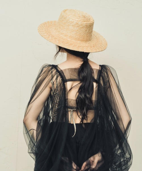 ORIENT(オリエント)の「RYE【ライ】麦わらキャノチェハット(ハット・レディース・ブラック/ナチュラル・FREE)」の18枚目の写真