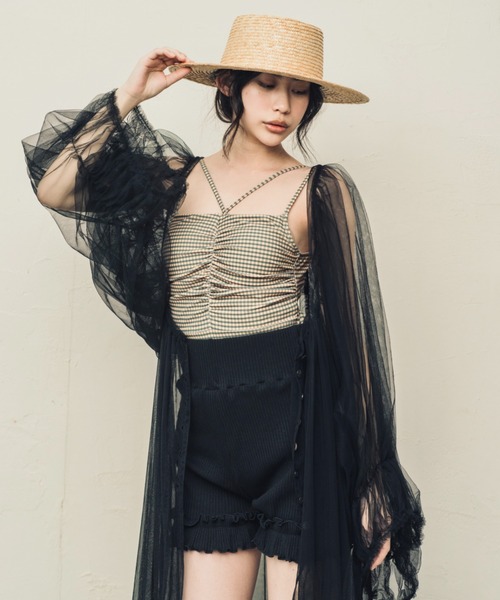 ORIENT(オリエント)の「RYE【ライ】麦わらキャノチェハット(ハット・レディース・ブラック/ナチュラル・FREE)」の14枚目の写真