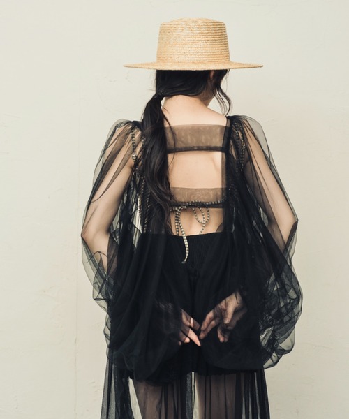 ORIENT(オリエント)の「RYE【ライ】麦わらキャノチェハット(ハット・レディース・ブラック/ナチュラル・FREE)」の21枚目の写真