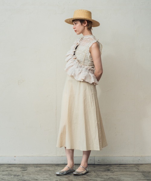 ORIENT(オリエント)の「RYE【ライ】麦わらキャノチェハット(ハット・レディース・ブラック/ナチュラル・FREE)」の7枚目の写真