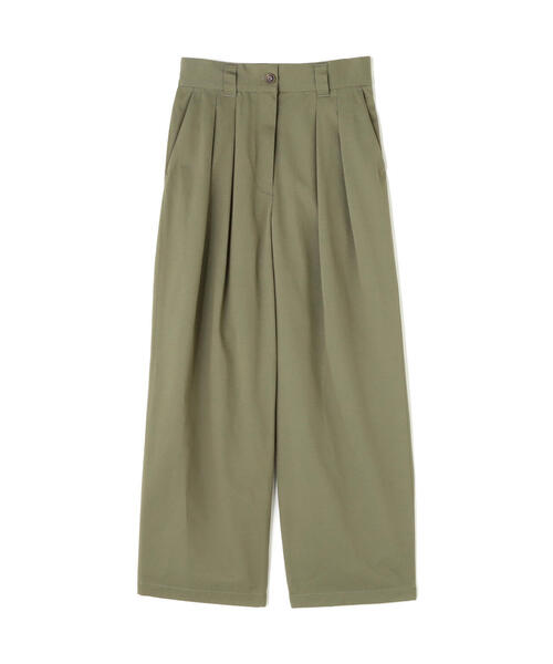 N.(N. Natural Beauty Basic)(エヌエヌナチュラルビューティーベーシック)の「◆タックチノワイドパンツ(チノパンツ・レディース・ベージュ/カーキ・SMALL/MEDIUM)」の20枚目の写真