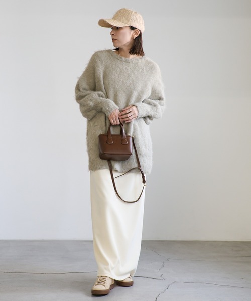 select MOCA（セレクトモカ）の「シャギーキャップ（キャップ・レディース・ブラック/ベージュ・FREE）」の3枚目の写真