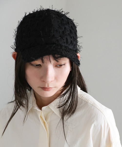 select MOCA（セレクトモカ）の「シャギーキャップ（キャップ・レディース・ブラック/ベージュ・FREE）」の21枚目の写真