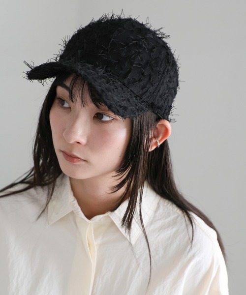 select MOCA（セレクトモカ）の「シャギーキャップ（キャップ・レディース・ブラック/ベージュ・FREE）」の17枚目の写真