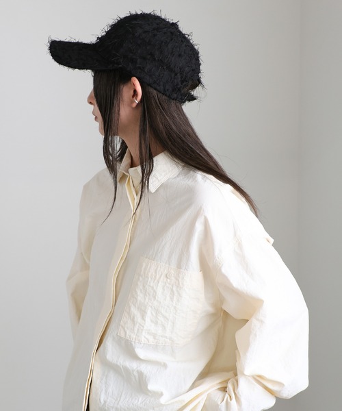 select MOCA（セレクトモカ）の「シャギーキャップ（キャップ・レディース・ブラック/ベージュ・FREE）」の18枚目の写真