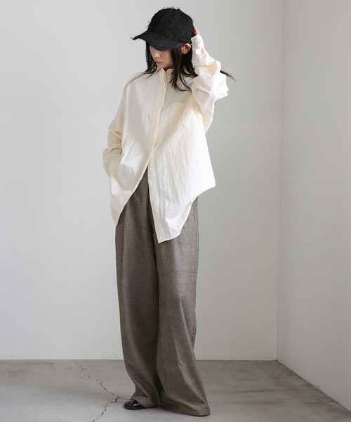 select MOCA（セレクトモカ）の「シャギーキャップ（キャップ・レディース・ブラック/ベージュ・FREE）」の4枚目の写真