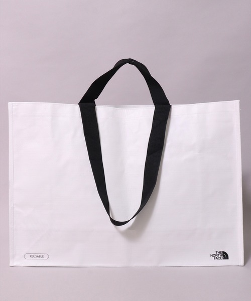 THE NORTH FACE（ザノースフェイス）の「(IT)【THE NORTH FACE】White Label ショッパー バッグ[Lサイズ]（エコバッグ/サブバッグ・メンズ・オフホワイト/ライトホワイト・ONE SIZE）」の14枚目の写真