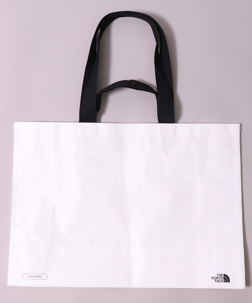 THE NORTH FACE（ザノースフェイス）の「(IT)【THE NORTH FACE】White Label ショッパー バッグ[Lサイズ]（エコバッグ/サブバッグ・メンズ・オフホワイト/ライトホワイト・ONE SIZE）」の17枚目の写真