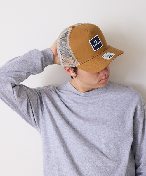 BRIXTON/ブリクストン ALPHA BLOCK X C MP MESH CAP キャップ