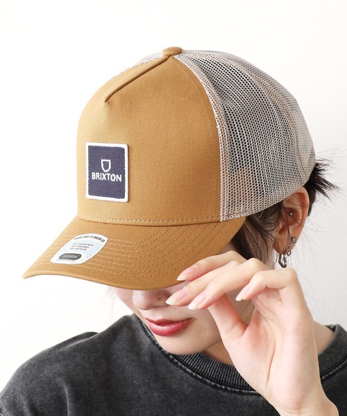 BRIXTON（ブリクストン）の「BRIXTON/ブリクストン ALPHA BLOCK X C MP MESH CAP キャップ メッシュキャップ（キャップ・メンズ・ブラック/グレー/ブラウン/カーキ・ONE SIZE）」の17枚目の写真