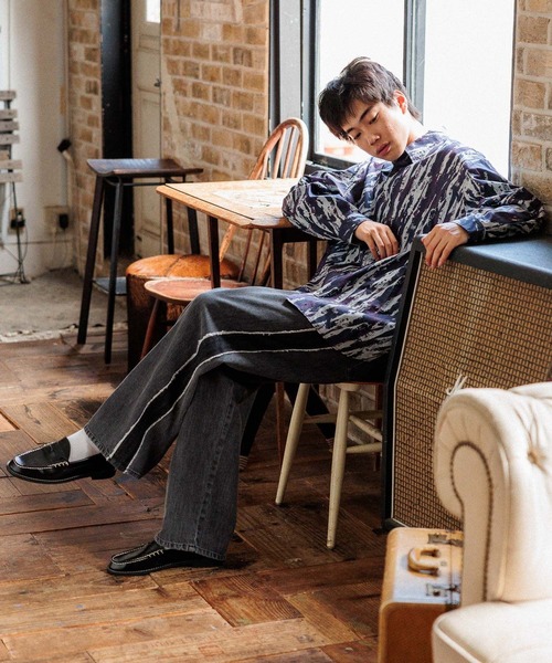 niko and...（ニコアンド）の「クラシックコインローファー（ローファー・メンズ・ブラック/グレー・LARGE/MEDIUM）」の6枚目の写真