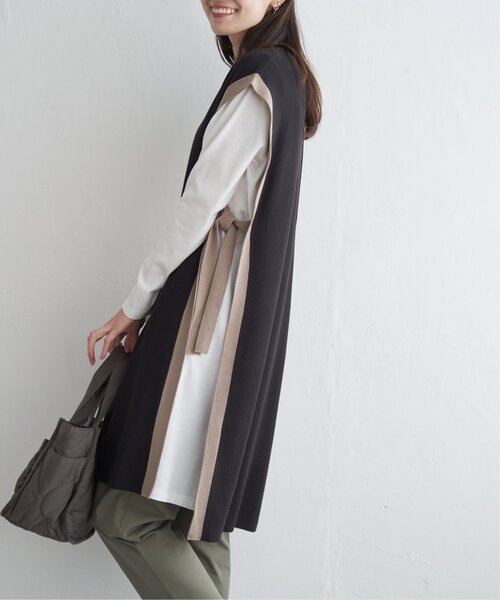 ikka（イッカ）の「ニットベストアンサンブルワンピース（ワンピース・レディース・ブラック/グリーン系その他/スモークグレー・M/L/S）」の14枚目の写真