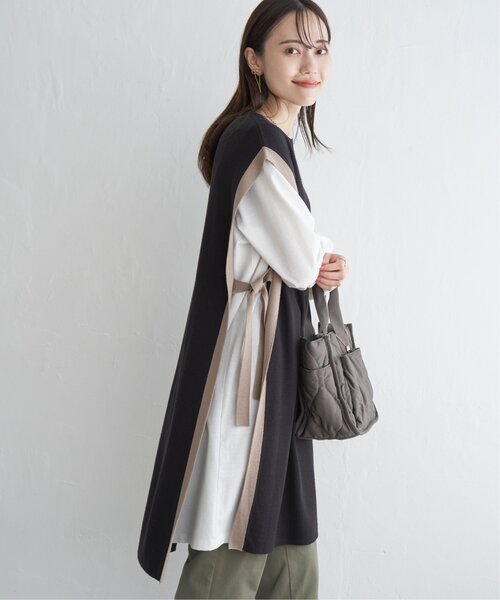 ikka（イッカ）の「ニットベストアンサンブルワンピース（ワンピース・レディース・ブラック/グリーン系その他/スモークグレー・M/L/S）」の15枚目の写真