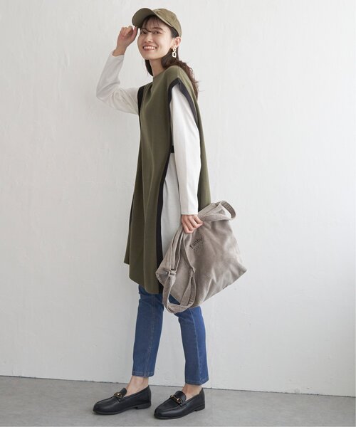 ikka（イッカ）の「ニットベストアンサンブルワンピース（ワンピース・レディース・ブラック/グリーン系その他/スモークグレー・M/L/S）」の22枚目の写真