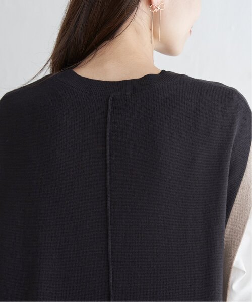 ikka（イッカ）の「ニットベストアンサンブルワンピース（ワンピース・レディース・ブラック/グリーン系その他/スモークグレー・M/L/S）」の8枚目の写真