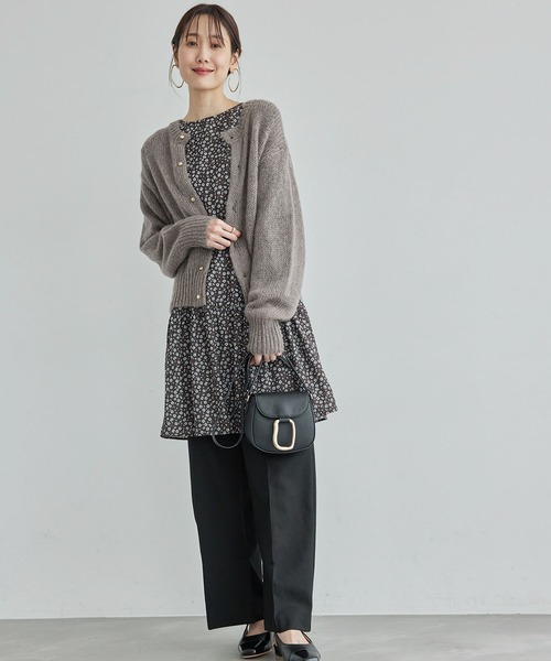 セール】モヘヤ混メタル釦カーディガン（カーディガン/ボレロ）｜ROPE