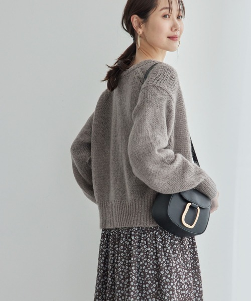 セール】モヘヤ混メタル釦カーディガン（カーディガン/ボレロ）｜ROPE