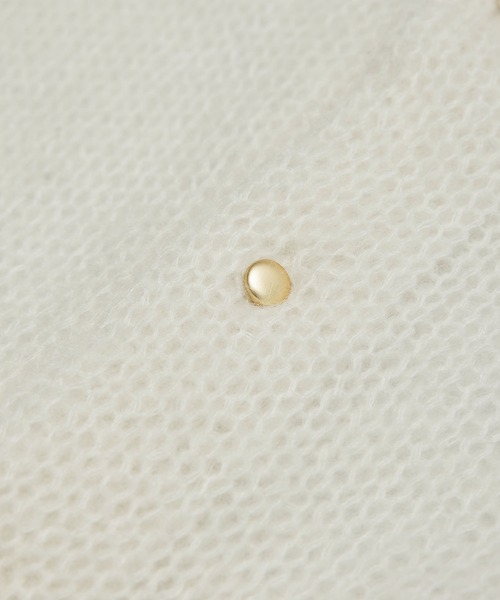 ROPE' PICNIC（ロペピクニック）の「モヘヤ混メタル釦カーディガン（カーディガン/ボレロ・レディース・キナリ/ピンク系その他2/ブラウン系その他3/グレー・38）」の6枚目の写真