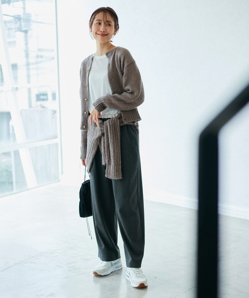 セール】モヘヤ混メタル釦カーディガン（カーディガン/ボレロ）｜ROPE