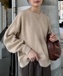   ベージュニットセーター S WEB&一部店舗限定】スムージーカラー ニット （ニット・セーター