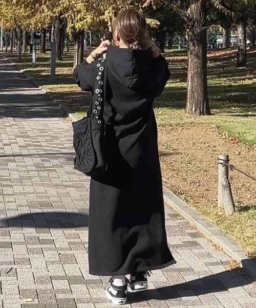 notch. by KR 】裏起毛フーディワンピース（ワンピース）｜notch