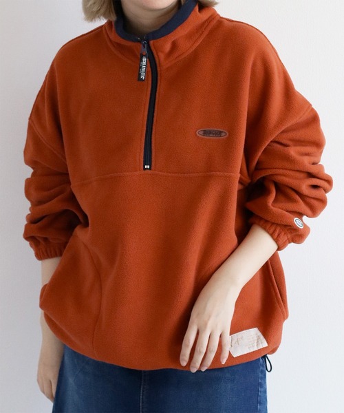 セール】【DISCUS×CEPO】別注 ハーフジップフリースプルオーバー