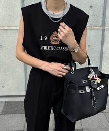 INTERPLAY | 【INTERPLAY x AYA】Vintage Embroidery French Sleeve(Tシャツ/カットソー)