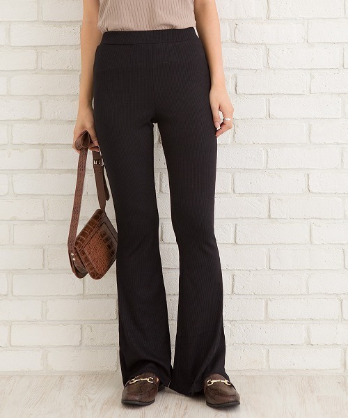 SpRay(スプレイ)の「テレコフレアパンツ(その他パンツ・レディース・ブラック・FREE)」の15枚目の写真