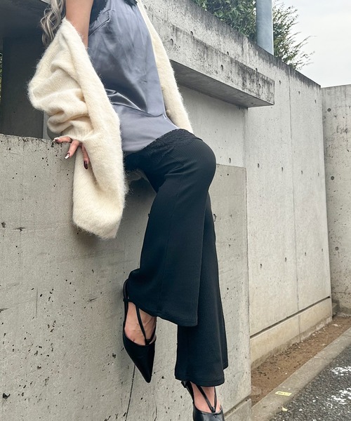 SpRay(スプレイ)の「テレコフレアパンツ(その他パンツ・レディース・ブラック・FREE)」の19枚目の写真