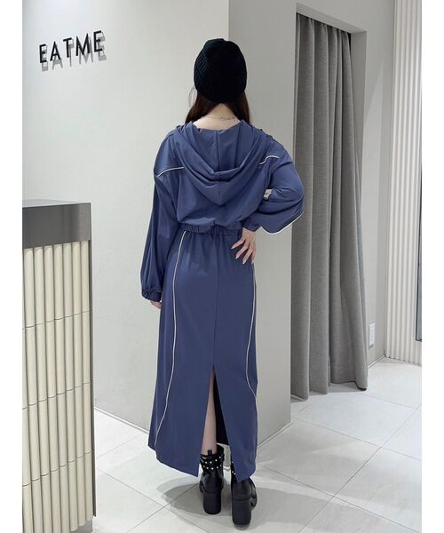 EATME（イートミー）の「トラックラインスカート（セットアップ可能）（スカート・レディース・オフホワイト/ブラック/ネイビー・FREE）」の14枚目の写真