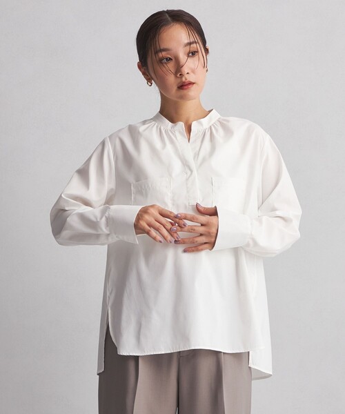 ⭐️新品⭐️greenlabelrelaxing 「at ease」ブラウス green label relaxing（グリーンレーベルリラクシング）の